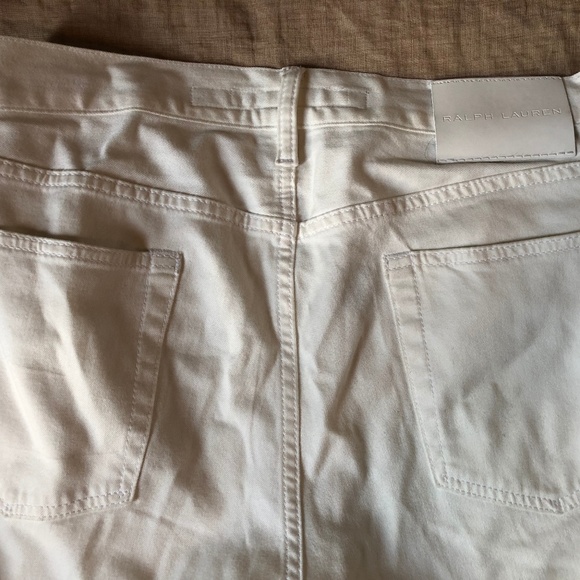 RL Black Label White Slim Fit Denim - Picture 6 of 8